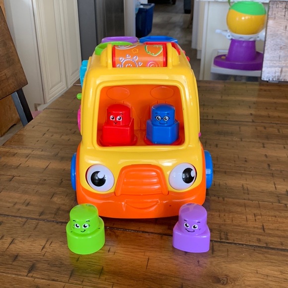 B Kids Toys B Kids Interactive Shapes Sorter School Bus Poshmark